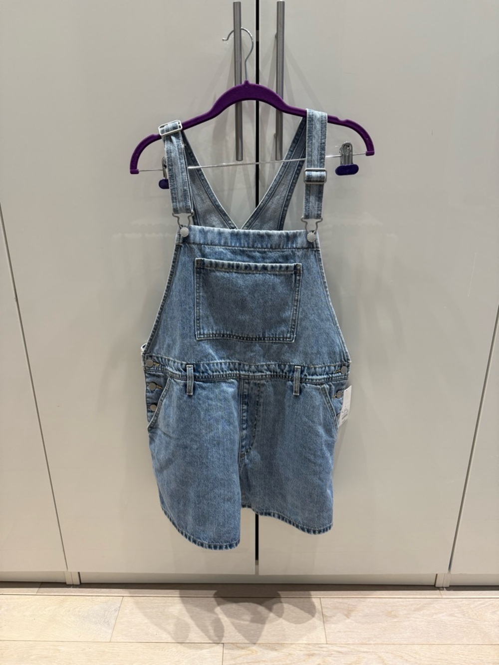 Parke Target NWT size large Classic Light Blue Denim Overall Romper